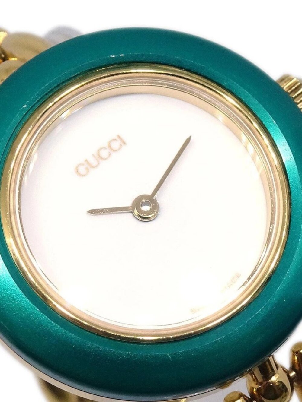 Gucci 11/12.2 Change Bezel Chameleon Quartz Watch SS 117916 - Picture 4 of 12